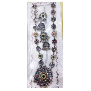 Oxidized Necklace Set