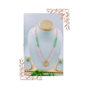 Elegant Glass Beads Necklace Set