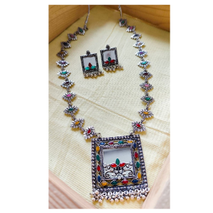 Oxidized Necklace Set