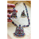 Oxidized Necklace Set