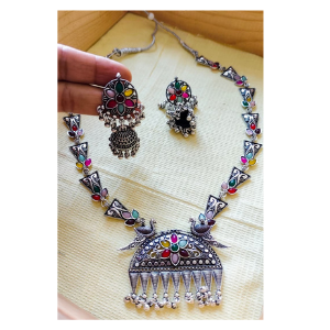 Oxidized Necklace Set