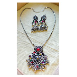 Oxidized Necklace Set