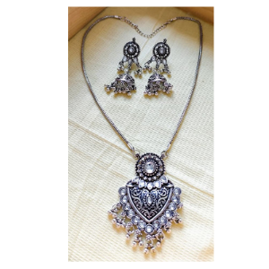 Oxidized Necklace Set