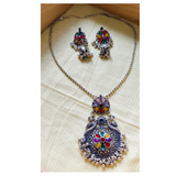 Oxidized Necklace Set