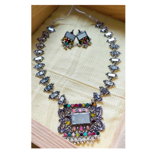 Oxidized Necklace Set