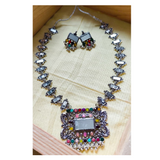 Oxidized Necklace Set