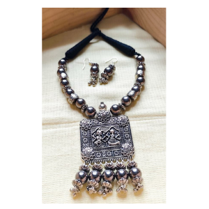 Oxidized Necklace Set