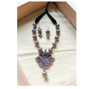 Oxidized Necklace Set