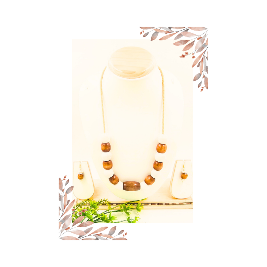 Wooden Beads Necklace