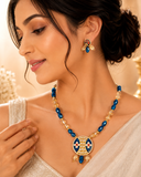 Elegant Glass Beads Necklace Set